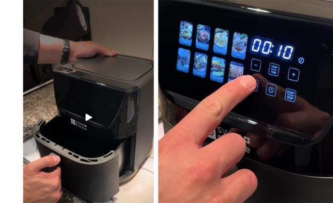 Friteuse à air chaud Air Fryer 5L (sans huile) Swiss ProLine